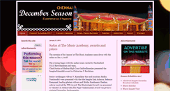 Desktop Screenshot of chennaidecemberseason.com